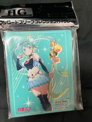 初音ミク　スリーブ『レーシングミク2018 サマーver.』