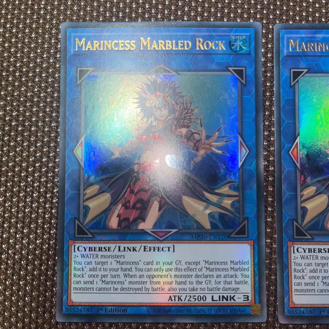 Yu-Gi-Oh! Marincess Marbled Rock EU Version (English) Ultra 1st 3 copies