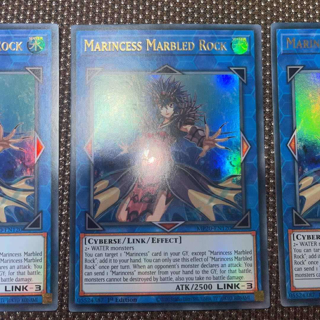 Yu-Gi-Oh! Marincess Marbled Rock EU Version (English) Ultra 1st 3 copies