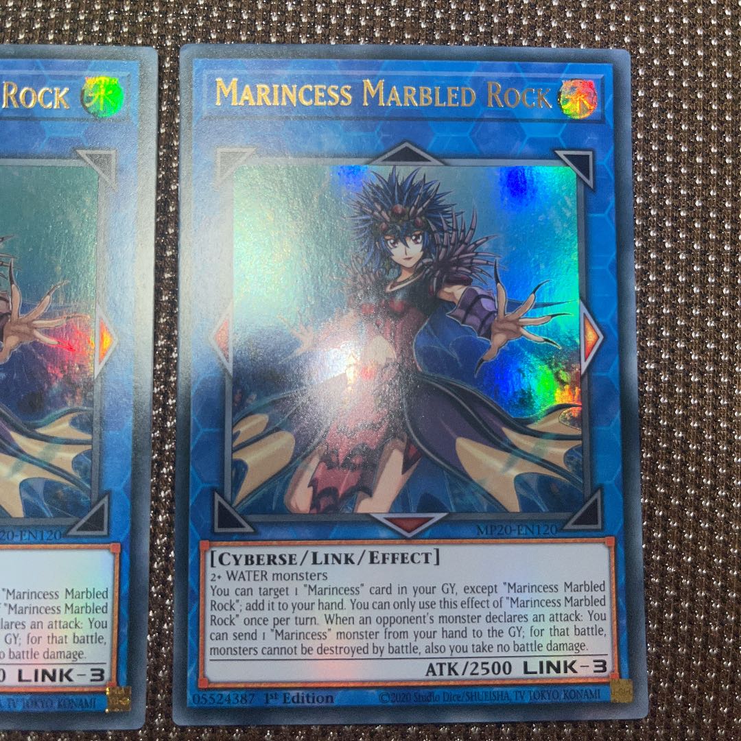 Yu-Gi-Oh! Marincess Marbled Rock EU Version (English) Ultra 1st 3 copies