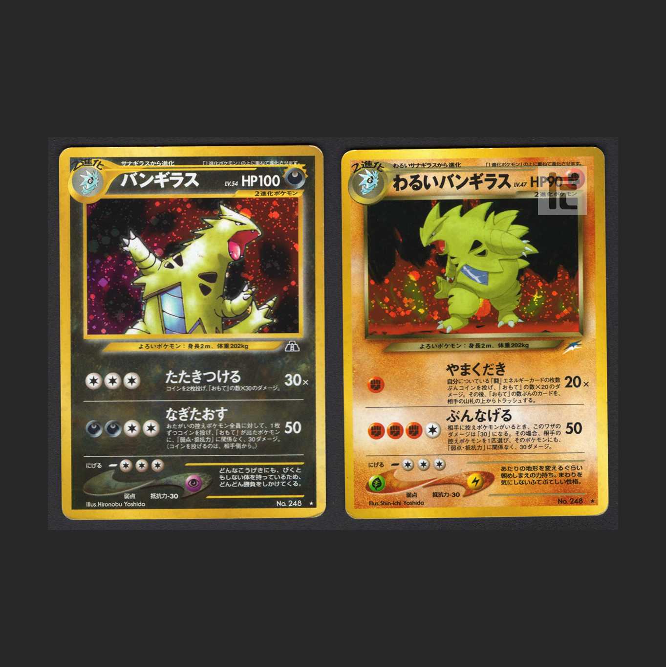 Tyranitar / Bad Tyranitar [Plaid] old back, set of 2 / Management: MP1069