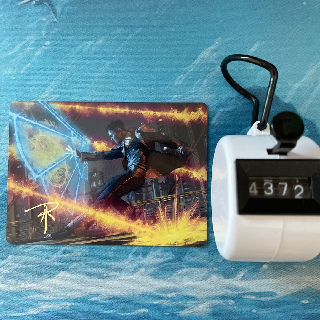 MTG Foil Stamped Art Card Winged Shield Operative