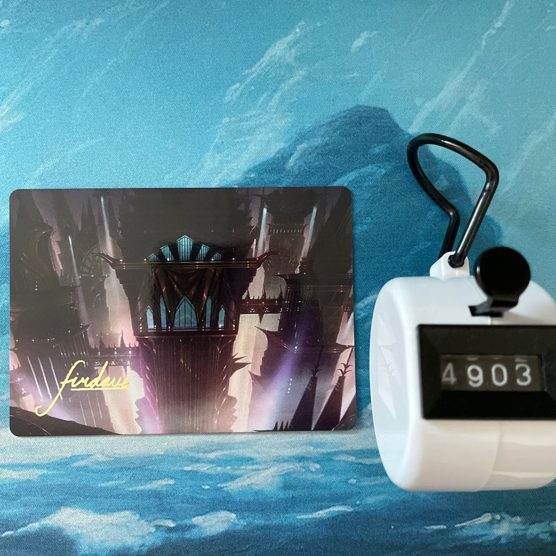 MTG 3 foil-stamped art cards Tianqiao Tower