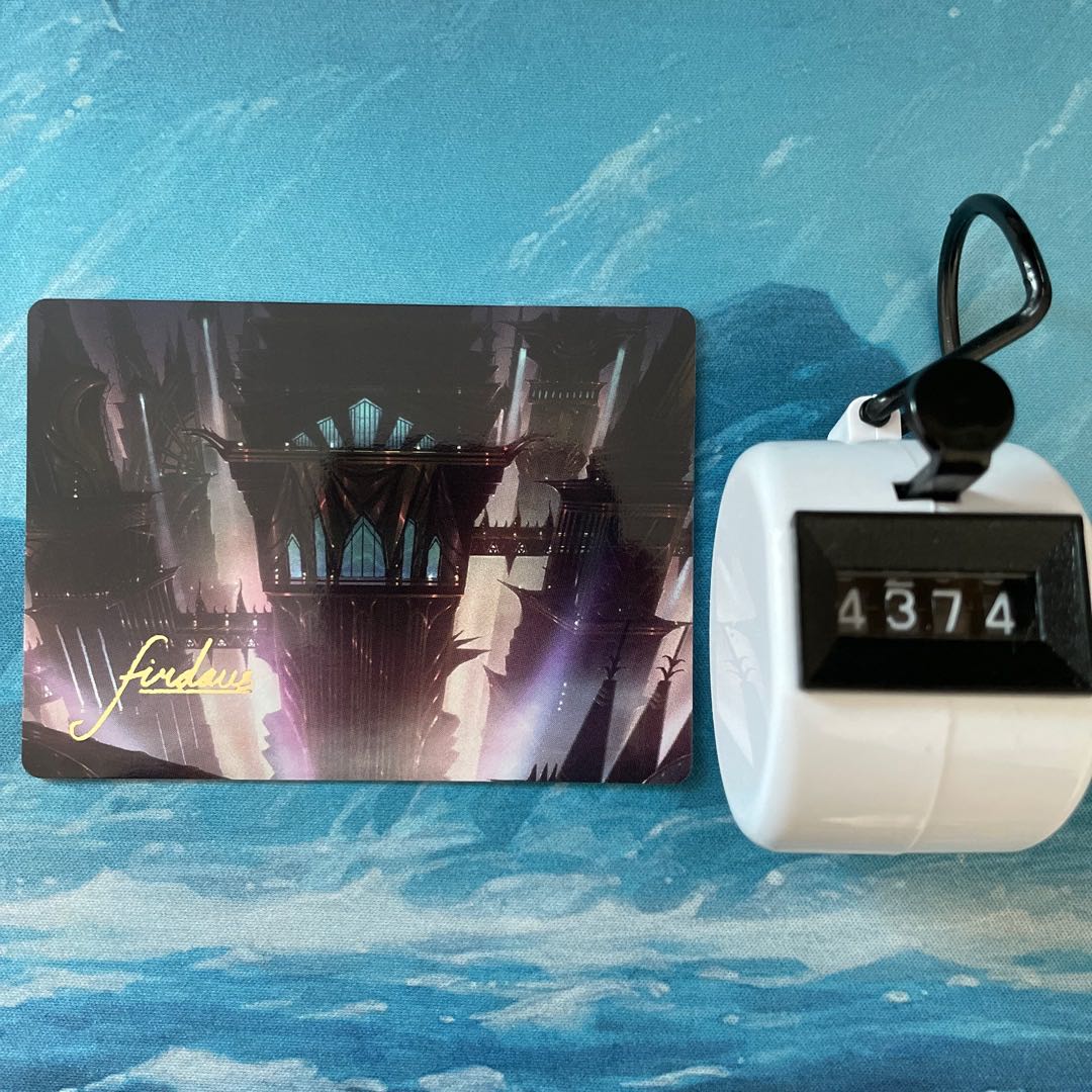 MTG 3 foil-stamped art cards Tianqiao Tower