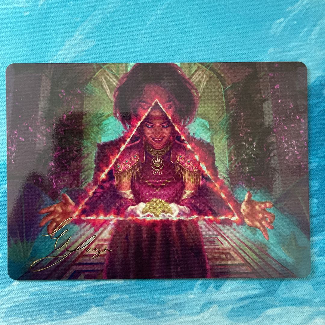 MTG Foil Stamped Art Card Featured Binding Grasp