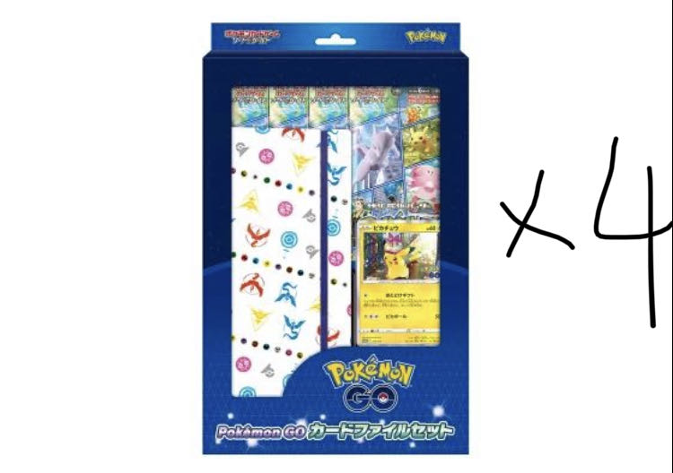 Pokemon GO card file set of 4 pokemon cards pokemon cards pokeka pokemon