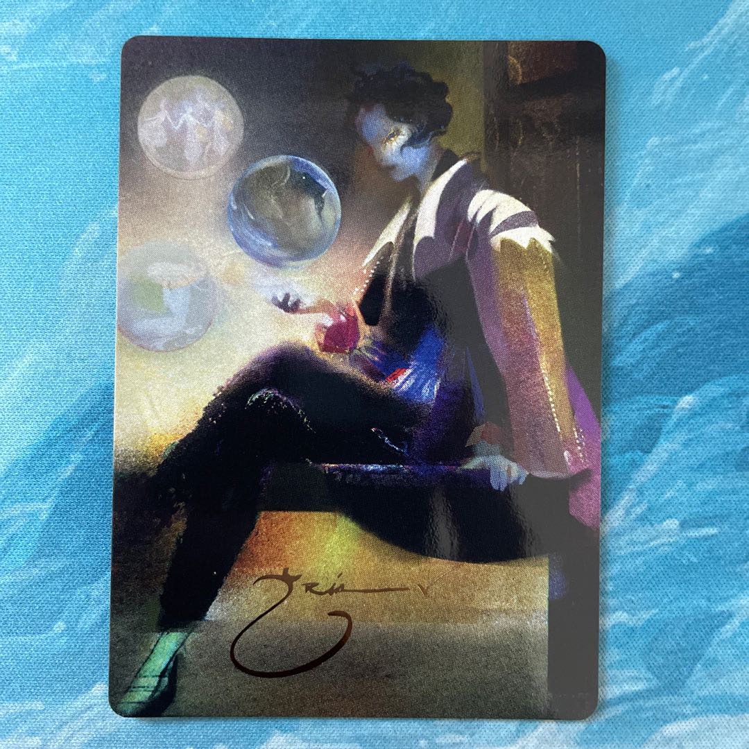 MTG 箔押し アートカード 常夜会一家の介入者