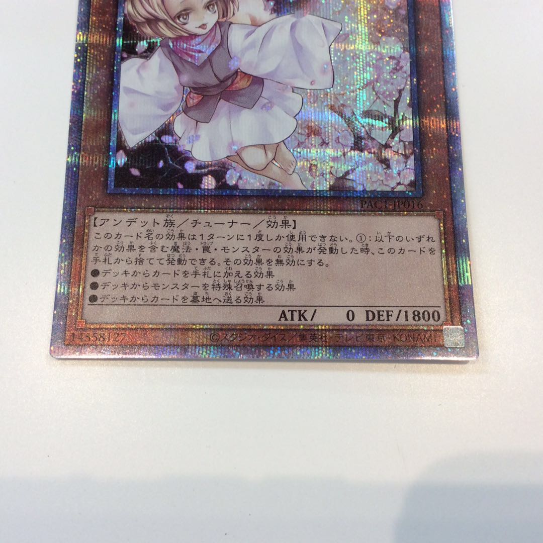 (Slight flaw) Ash Blossom & Joyous Spring Prismatic Secret Rare