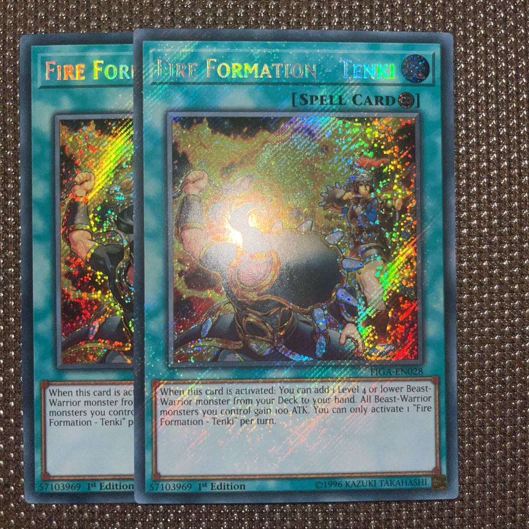 Yu-Gi-Oh Fire Dance - "Tenki" EU version (English) Siku 1st 2 copies