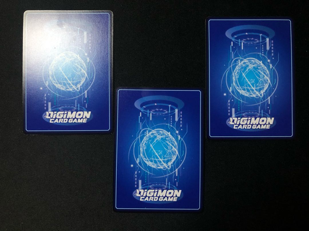 デジモンカードゲーム　メモリーブースト　赤　青　黒　3枚