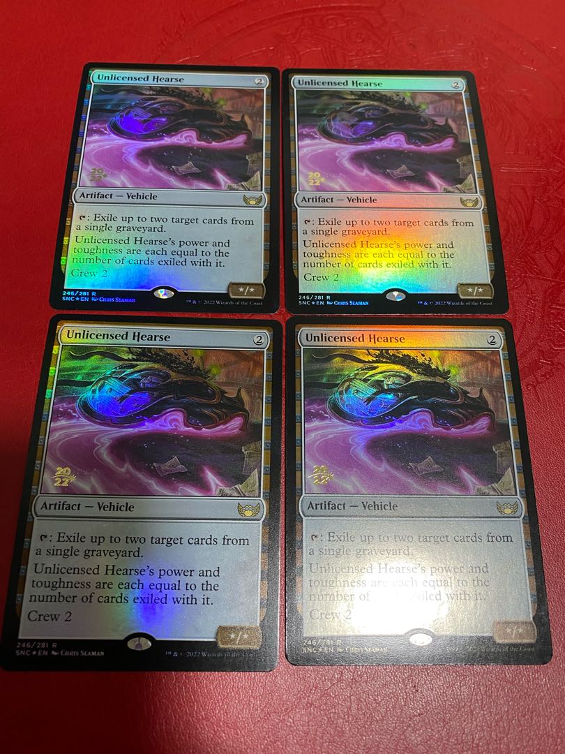 Unauthorized Hearse English pre-release promo up to 4 copies (price per copy)