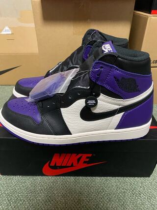 Nike Air Jordan 1 Retro High OG "Court Purple" 28cm