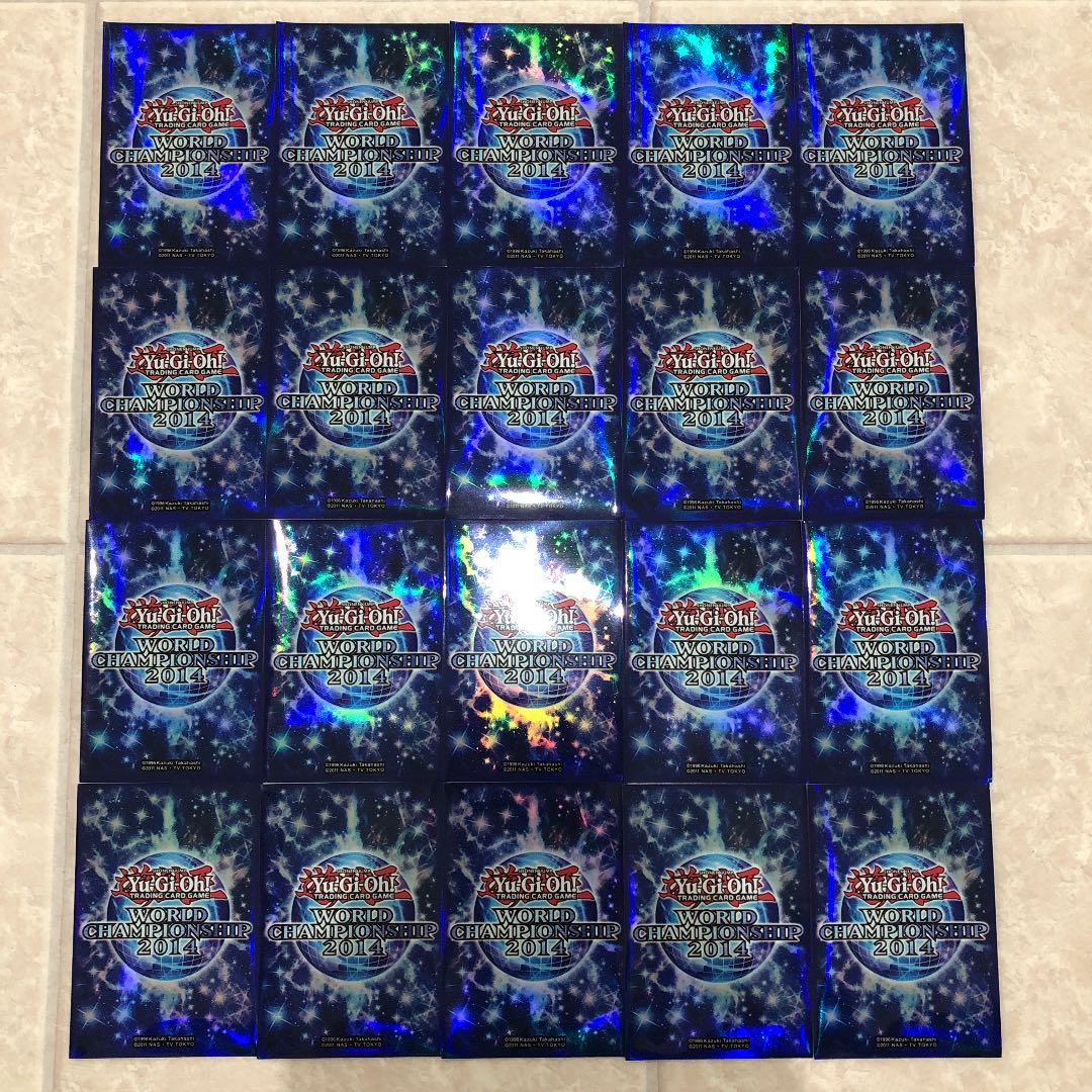 遊戯王　WCS2014　スリーブ　20枚　中古
