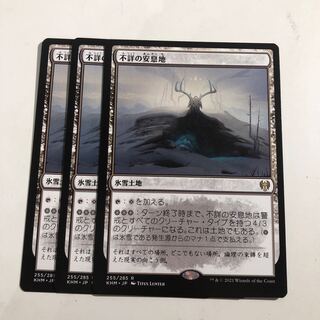 不詳の安息地　英語　4枚　拡張　foil　美品 Foil】(255)《不詳の安息地/Faceless Haven》[KHM] 土地R | 日本
