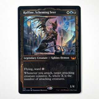 Machinate seer, Rafine Myth Rare 392/281 New Capena Street Corner English Foil Foil