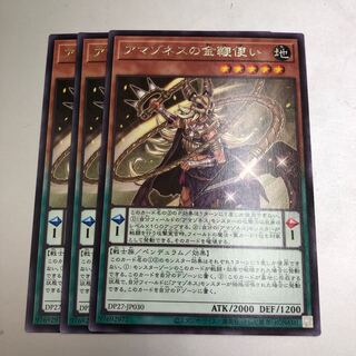 アマゾネスの金鞭使い　3枚