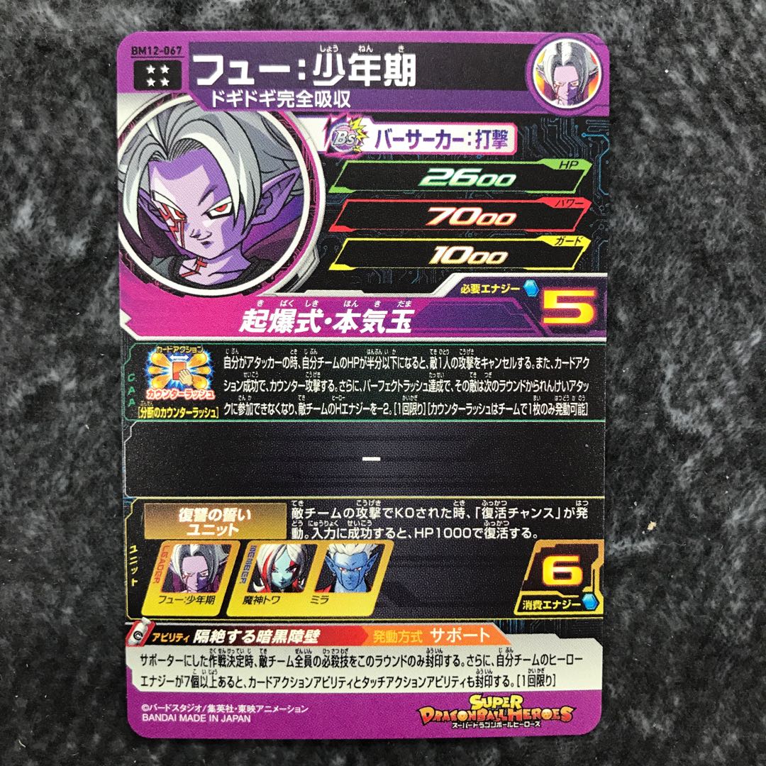 フュー：少年期　BM12-067 1枚