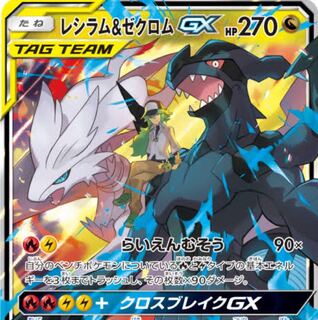 レシラム&ゼクロム GX 1枚