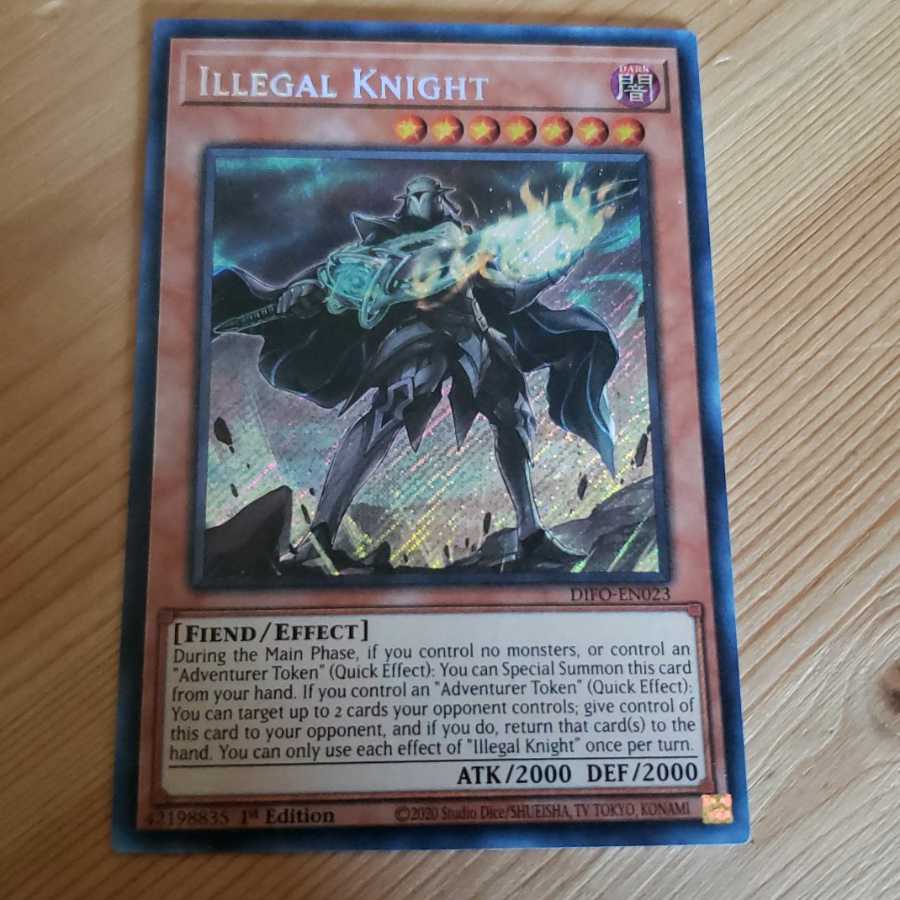 English Knight of Foreign Law Illegal Knight Secret