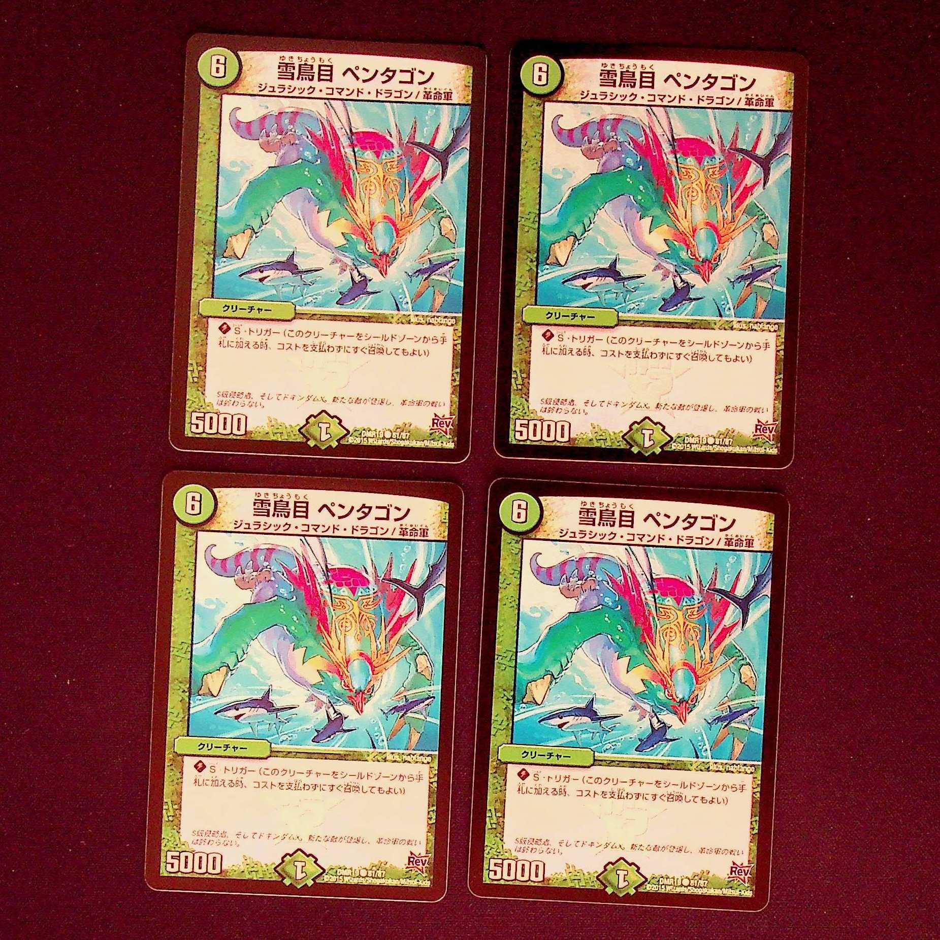 DM 雪鳥目ペンタゴン(81/87) コモン 4枚セット 4枚