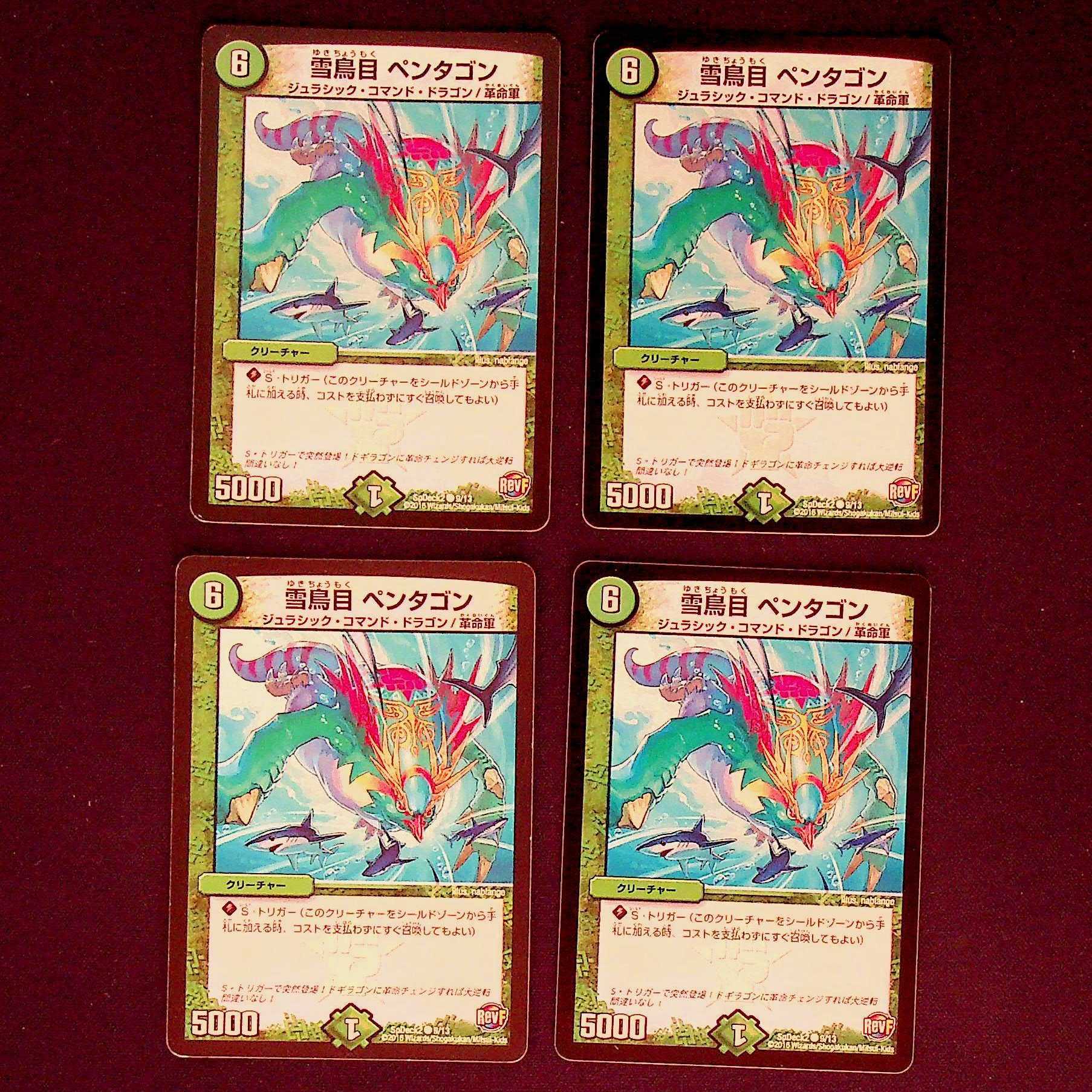 DM 雪鳥目ペンタゴン(9/13) コモン 4枚セット① 4枚