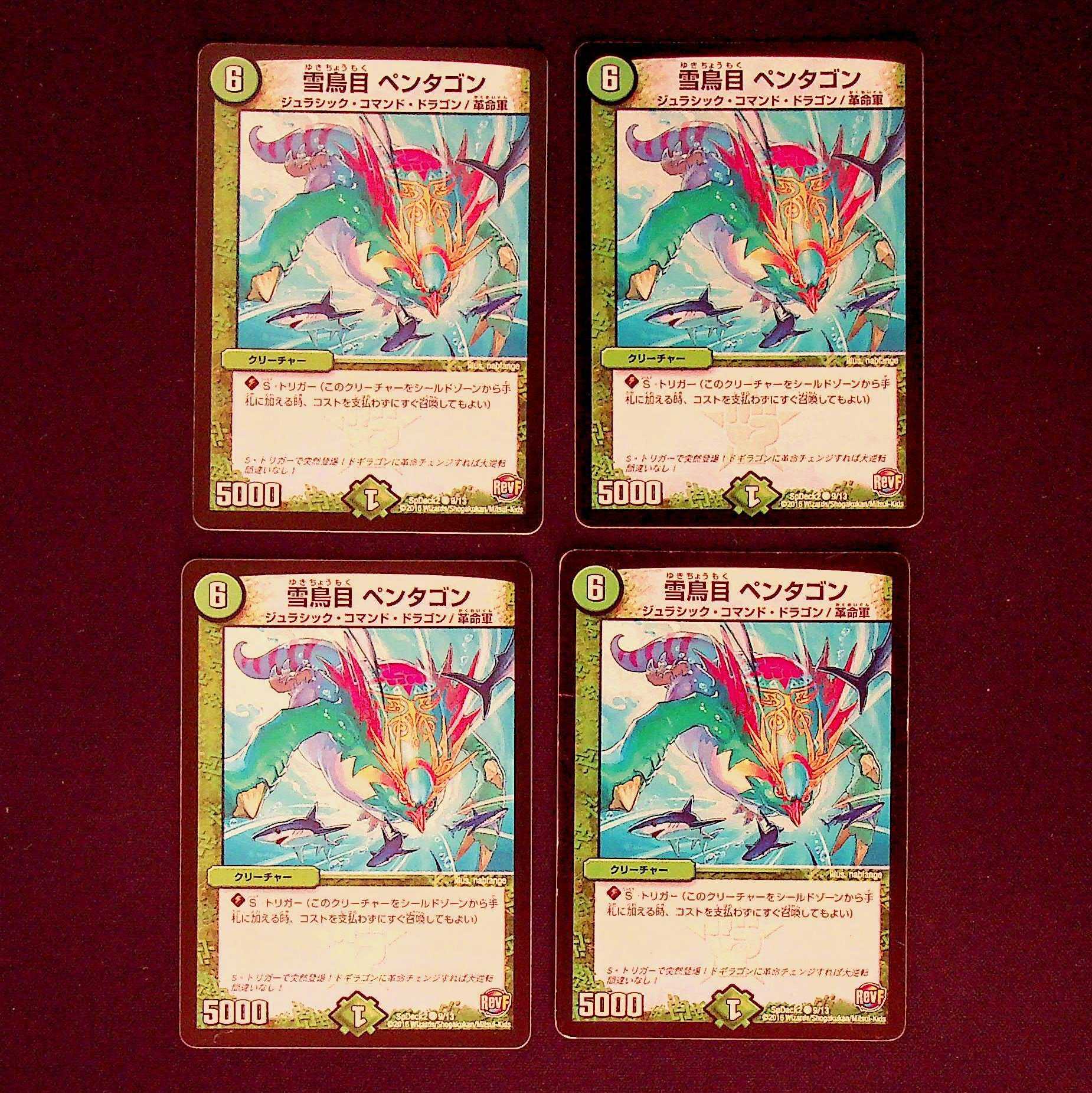 DM 雪鳥目ペンタゴン(9/13) コモン 4枚セット② 4枚