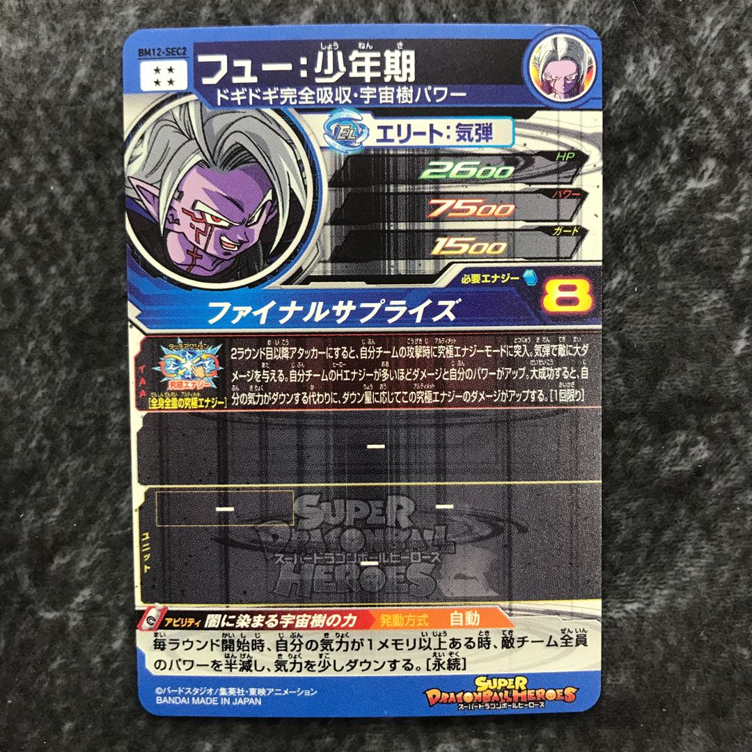 フュー：少年期　BM12-SEC2 1枚