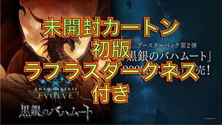 黒銀のバハムート　シャドウバースエボルヴ　未開封カートン 1枚