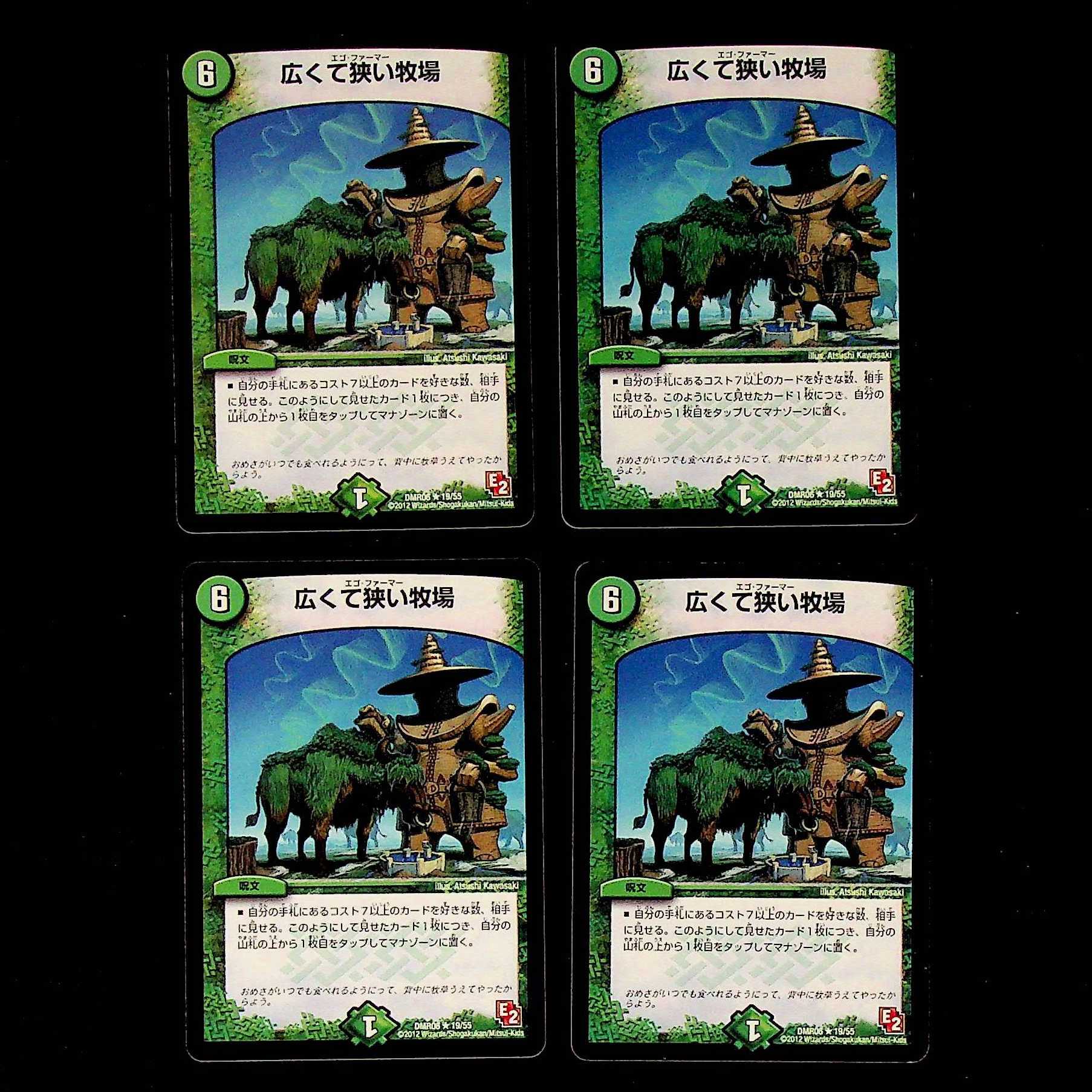 DM Wide and narrow ranch, rare, set of 4 (2)