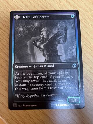 Delver of Secrets Uncommon 47/277 Innistrad: The Hunt During True Night Double Feature Foil