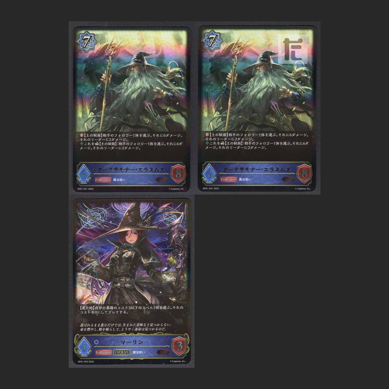 マーリン/エラスムス【ニア】LG 3枚セット/管理:MS0003 3枚