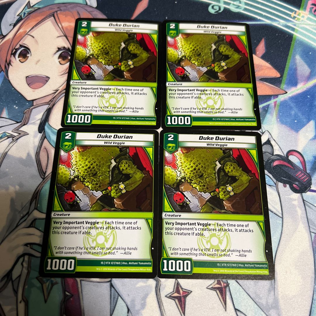 Royal Durian kaijudo edition, set of 4