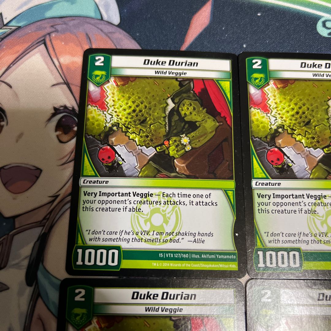 Royal Durian kaijudo edition, set of 4