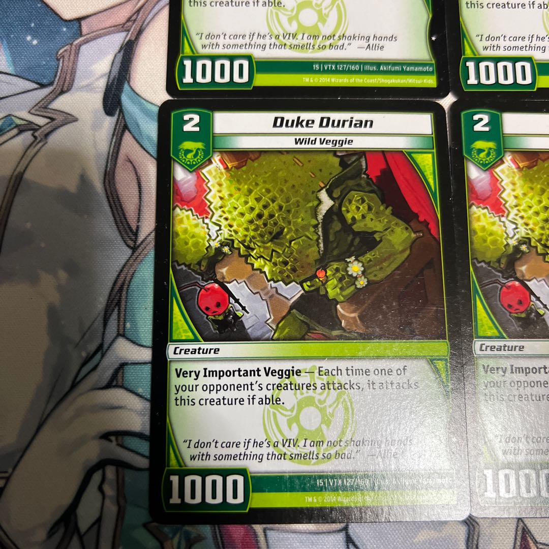 Royal Durian kaijudo edition, set of 4