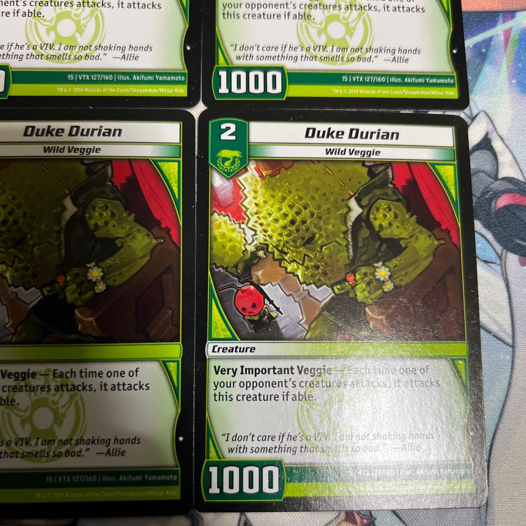 Royal Durian kaijudo edition, set of 4
