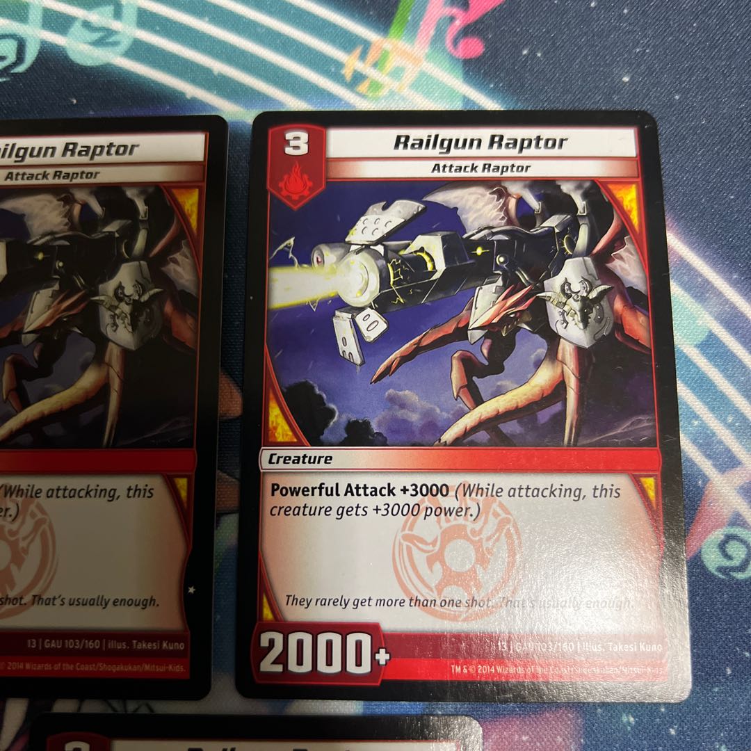 Cutthroat Skyterror kaijudo edition, set of 3