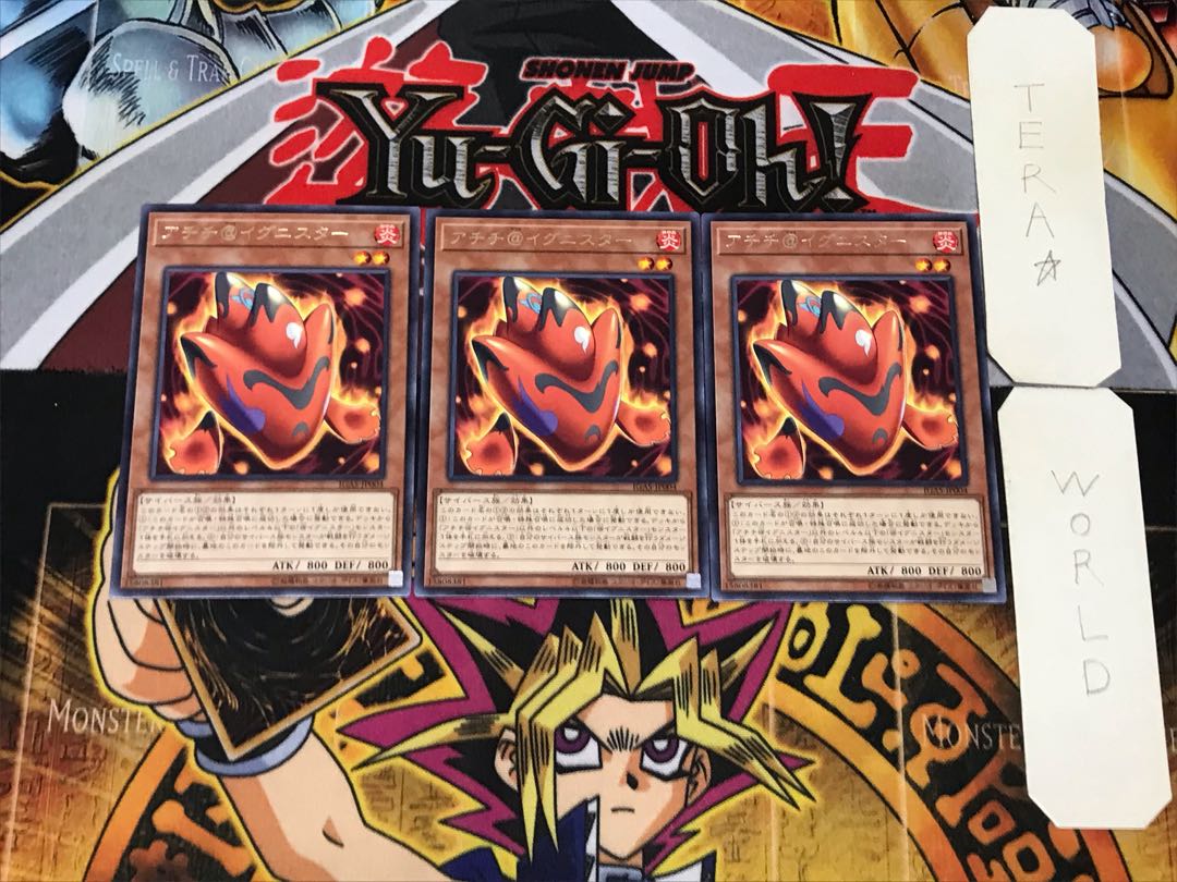 Achichi @ Ignitor 5 Rare Set of 3 Tera.