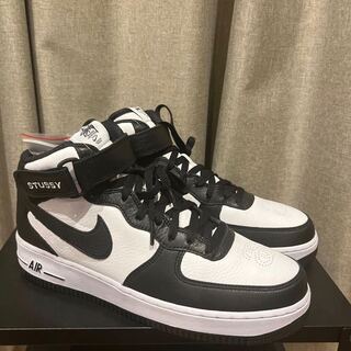 Nike×stussy air force1 mid エア　フォース 27.5cm