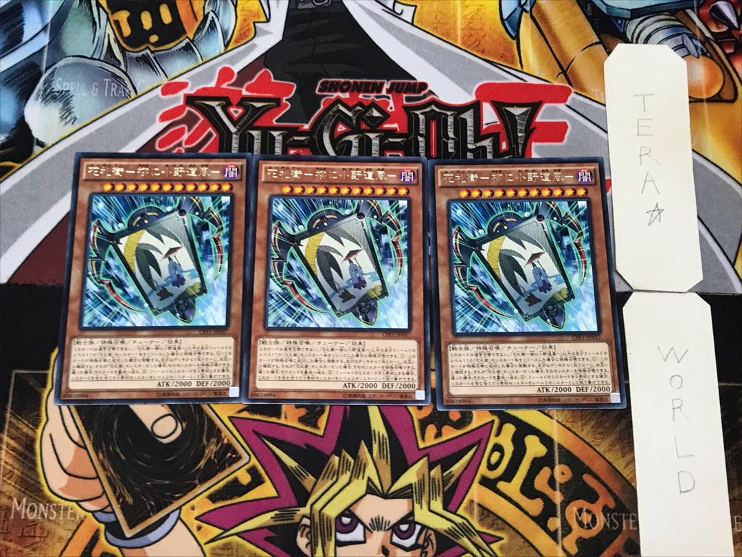 Hanafuda Mamoru - Ono Michikaze in the Willows - 5 Rare 3-Piece Set Tera