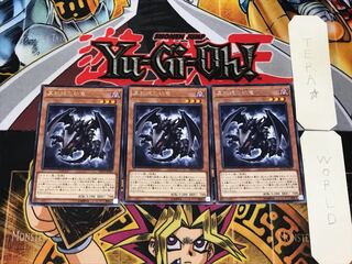 真紅眼の幼竜 4 レア 3枚セット てら