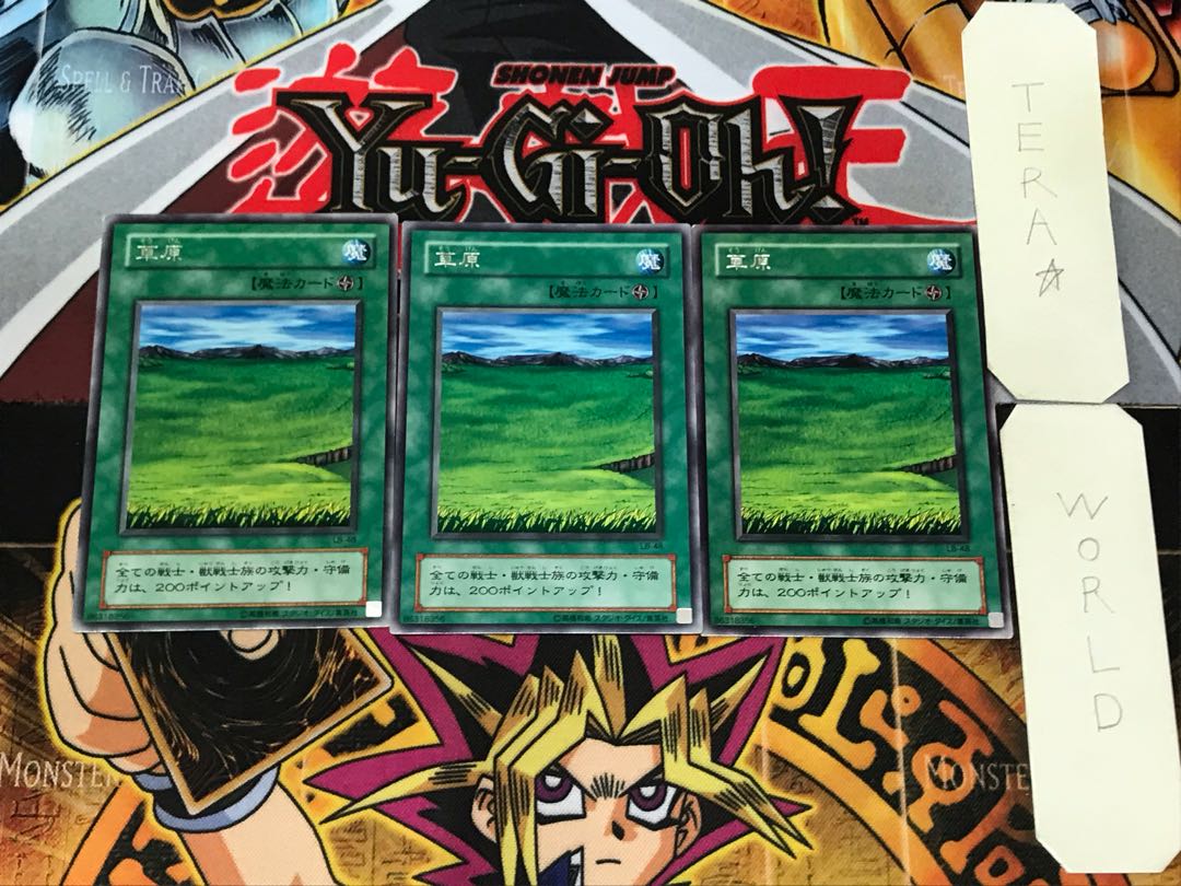 Grasslands 2nd period ver 3 rare set of 3 tera