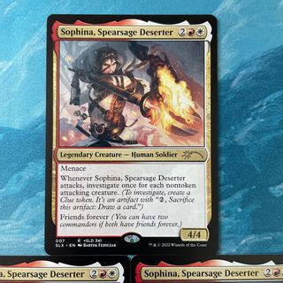 MTG 3枚 Sophina,Spearsage Deserter