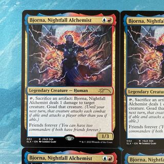 MTG 4 cards Bjorna,Nightfall Alchemist