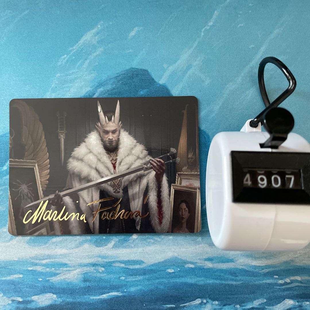 MTG foil-stamped art card, Lord Xander the Collector