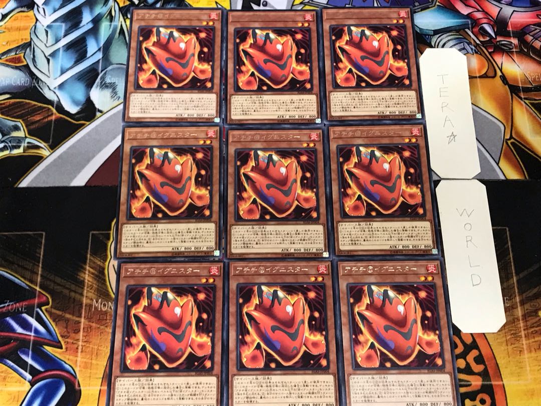 Achichi @ Ignistar 3 Rare Set of 9 Tera.