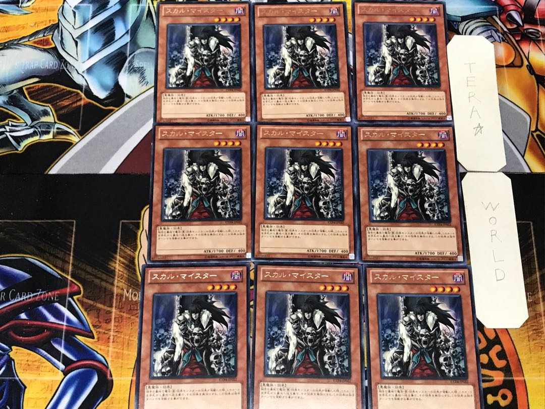 Skull Meister 2 rare, set of 9, Tera.