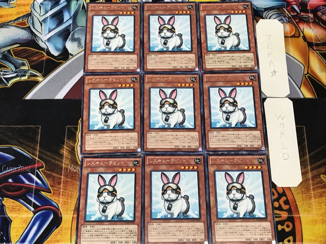 Rescue Rabbit 3 rare, set of 9, Tera