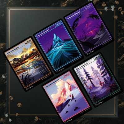 MTG Secret Lair PixelSnowLands.jpg Normal Edition