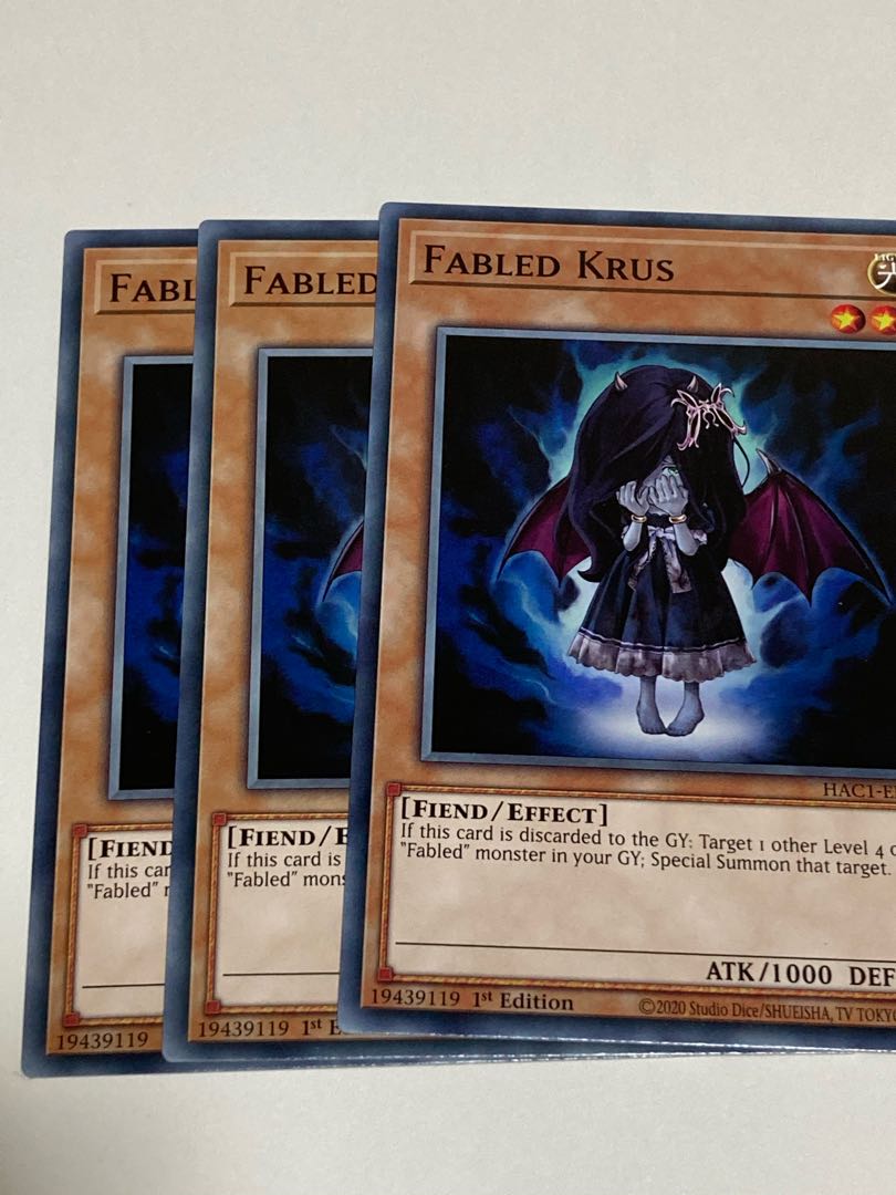 Fabled Krus English EU edition 3 copies
