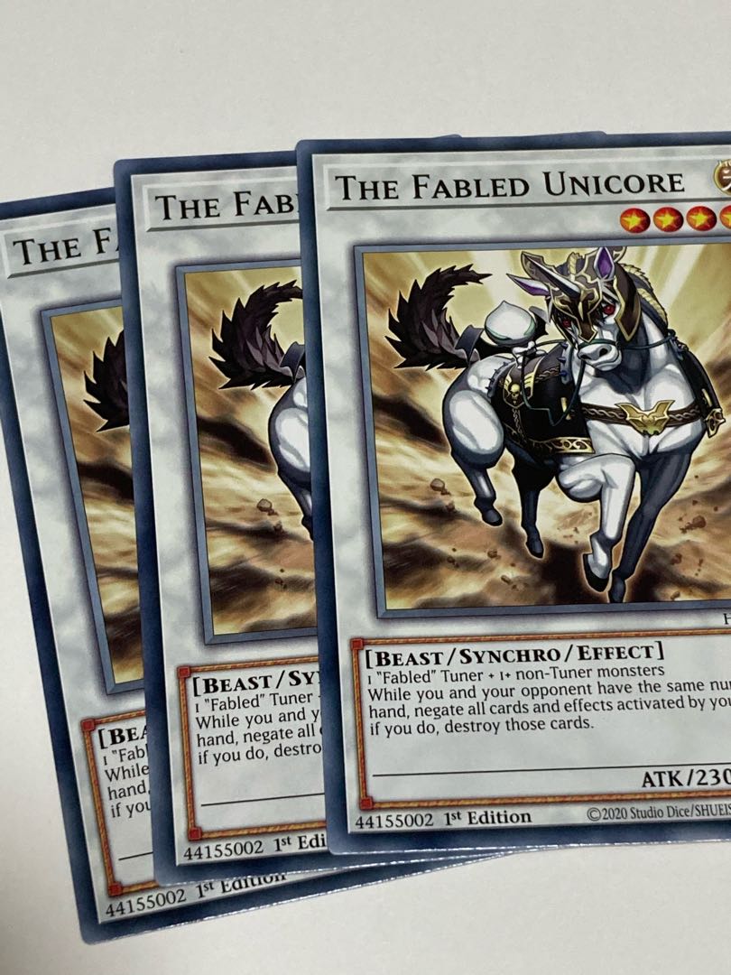 The Fabled Unicore English EU edition 3 copies